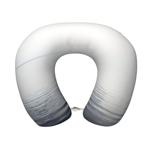 Almohada espuma viscoelástica U-Neck tamaño único negro miniatura 1
