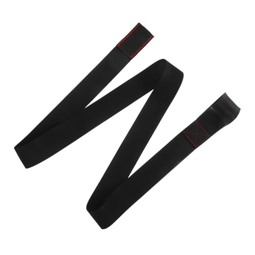 YARNOW String Outdoor and Hunting Accessories Maintenance Traditional Accessories Long Outdoor Elastic Rope Chest and Arm Guard Cowboy Neck Tie Black Polyester