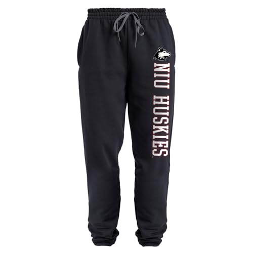 Officially Licensed Jogger Sweatpants Unisex for Men & Women with Pockets Collegiate Team Logo Black Collection3