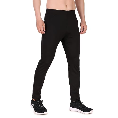 Image of Vector X 4 Way Lycra Mens Track Pant|Boys Polyester Jogger| Gym Workout Slim fit Pants| for Yoga, Running, Sports & Multipurpose Lower for man with 1 Zipper Pocket