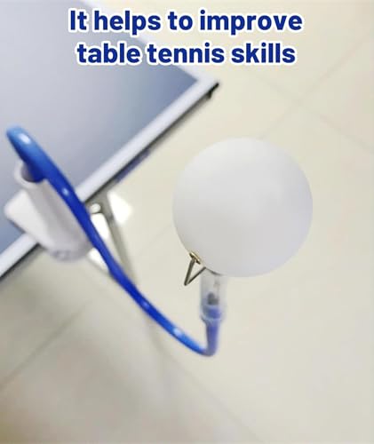 Image of 3 Pcs Table Tennis Practice Equipment, Table Tennis Set Trainer with 2 Balls, Practice Tool for Solo Play