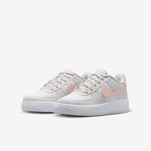 Nike Air Force 1 Big Kids' Shoes (FV5948-006, Phantom/Summit White/Echo Pink)2