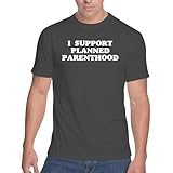 Middle of the Road I Support Planned Parenthood - Men's Soft & Comfortable T-Shirt CP05 Black