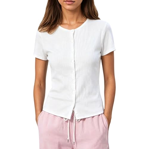 T-shirt manches courtes à base élastiquée idéal pour vos tenues de bureau
