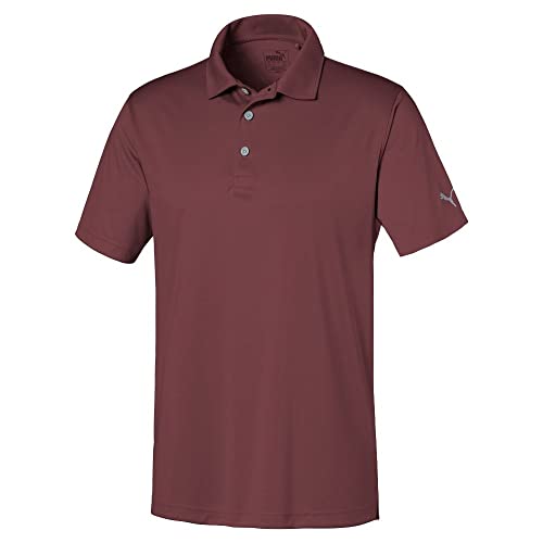 PUMA Golf Men's Standard Rotation Polo, Performance Fit-A Slightly Wider fit in The Shoulders, Chest and Sleeves to Ensure and Freedom of Movement During Play, Large