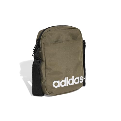 Adidas Unisex LINEAR Organizer, Olive strata/Black/White, One Size
