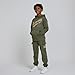 AEROPOSTALE Boys 3 Piece Outfit Set - Fleece Pullover Hoodie, Cargo Sweatpants, T-Shirt, Boys Activewear Set, Sizes 4-29 Green