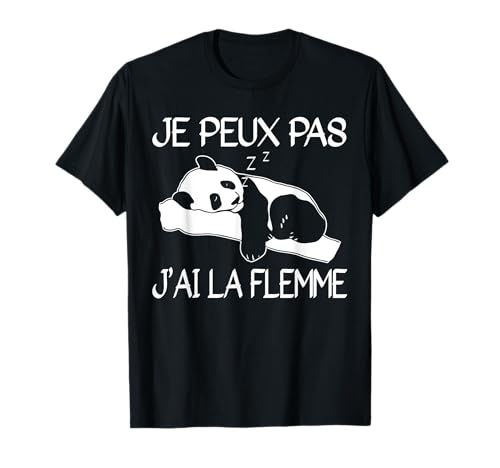 Le T-Shirt je peux pas j'ai la flemme