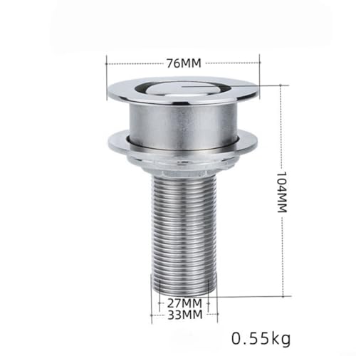 Trou d'échappement de 25 mm pour réservoir de carburant de yacht et camping-car - 5