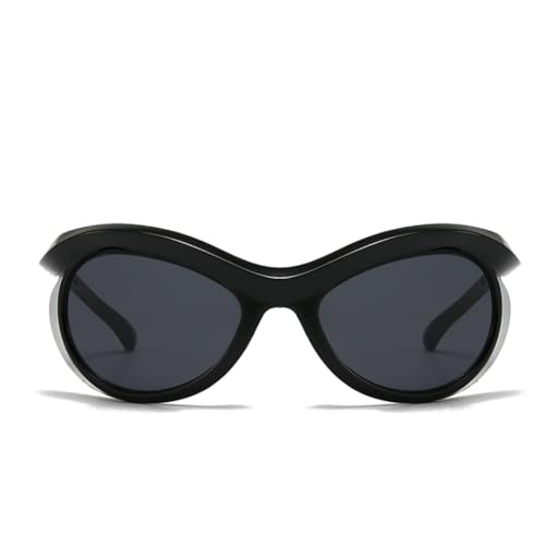 Lunettes de soleil œil de chat modernes au design géométrique - 2