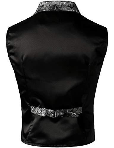 Image of VATPAVE Mens Victorian Suit Vest Steampunk Gothic Waistcoat