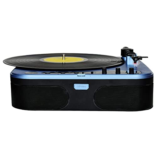 Platine Vinyle, Platine Vinyle pour Disques Vinyle Tourne-Disque avec Haut-parleurs Design Rétro Valise Portable Bleu… - Les Beatles, Paul McCartney, John Lennon, RIngo Starr, George Harrison Platine Vinyle, Platine Vinyle pour Disques Vinyle Tourne-Disque avec Haut-parleurs Design Rétro Valise Portable Bleu… – Image 6