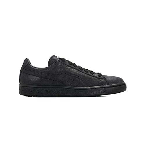 Image of PUMA Suede Classic, Women's Low-Top Sneakers, Black /Steel Gray, 8 UK