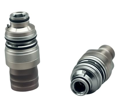 Image of 6679837 & 6680018 1 /2 inch Flat Face Hydraulic Quick Coupler Kit (Male & Female) - Compatible with Bobcat S130, S150, S160, S175, S185, S205, S220, S250, S300, S330, T140, T180, T190, Replacement Parts