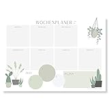 planet 📚 TERMINE IM BLICK - Undatierter meine Woche Terminplaner aus Papier für die Wochenplanung - verschiedene Motive zur Auswahl