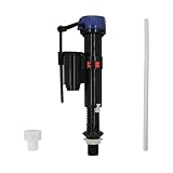 Lychee Light Fill Valve Replacement for Toilet Tanks, Toilet Inlet Valve Repair Parts Compatible with Duravit Fill Valve 016301,Quick Install Connector and Refill Pipe