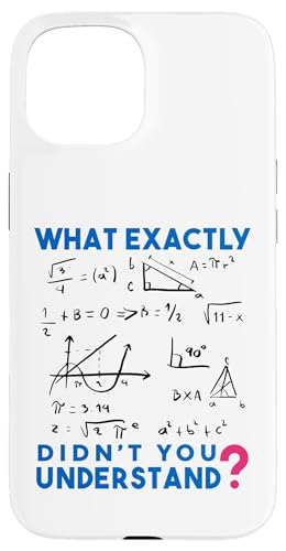 Coque pour iPhone 15 Humour amusant de mathématiques et de physique - Formules hilarantes et dictons