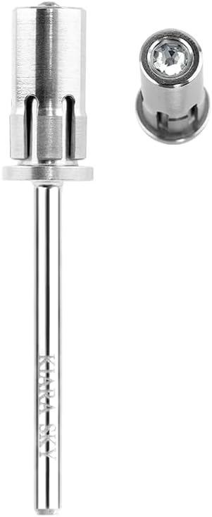 Kiara Sky Professional Nails Stainless Steel Universal Drill Bits for e-file Nail Drill (Crystal Mandrel Bit)