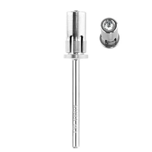 Kiara Sky Professional Nails Stainless Steel Universal Drill Bits for e-file Nail Drill (Crystal Mandrel Bit)