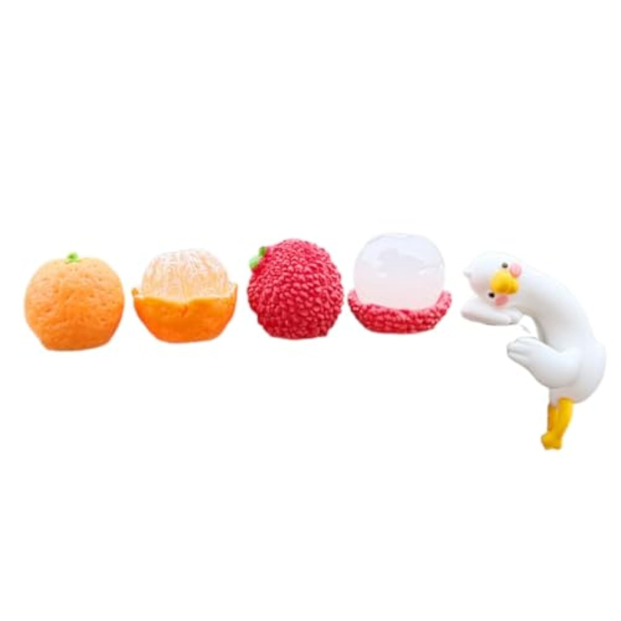 Good Luck Charm Mini Fruit Car Ornament Set