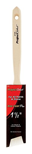 Linzer Project Select 1-1/2 in. W Angle Polyester Blend Trim Paint Brush