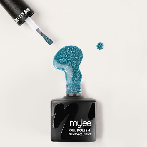 Mylee Reflektierender Gel-Nagellack 10ml [Mamma Mia] UV/LED, Maniküre, Pediküre, für professionellen Gebrauch im Salon sowie zu Hause [Spotlight Range] Lang anhaltend und mühelos aufzutragen