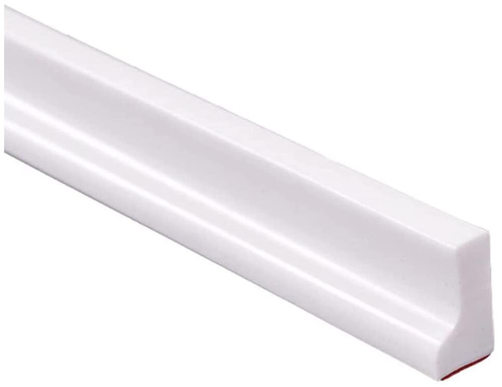 Tiras de sellado para suelos húmedos de 8 m, protector de umbral de ducha impermeable para baños y cocinas, efecto de humedad, sellador para retención de agua