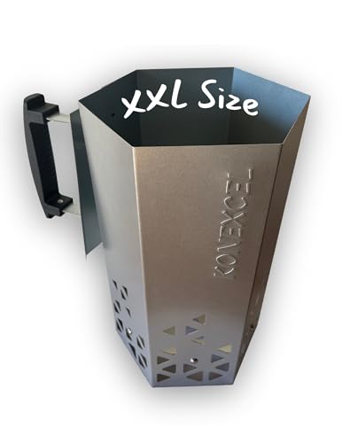 Konexcel Heavy Duty Charcoal Chimney Starter