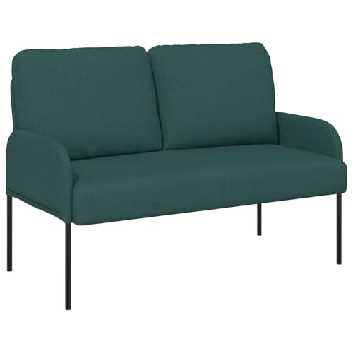 Sofá de 3 piezas moderno verde oscuro tapizado para salón comedor de 115 cm 6