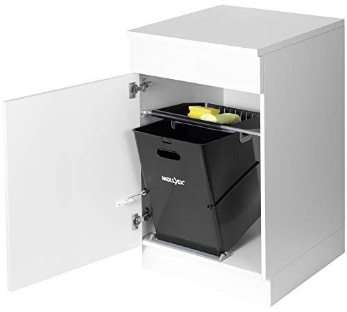 Preisvergleich Produktbild Naber Müllex Single 35. Abfallsammler, anthrazit.