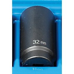 Grey Pneumatic Corp. 2132MD 1/2 Drive X 32mm 12 Point Deep