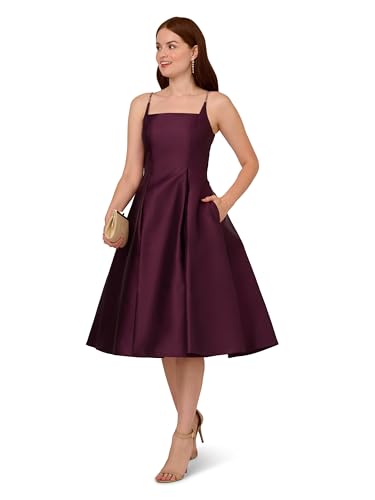 Adrianna Papell Women's Mikado Midi Dress4