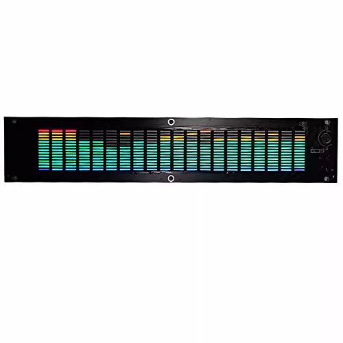 Ecualizador DSP de Espectro Musical con Luces LED, Modo Múltiple, Captación de Voz, Carcasa de Acrílico, Rango de Frecuencia 50 Hz - 20 kHz (sin DSP) miniatura 2