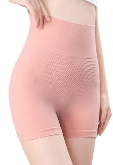 myynti Tummy Tucker Women's High Waist Shapewear Tummy Control Panties Body Shaper Waist Slimming Free Size Pink-Color-picture-5