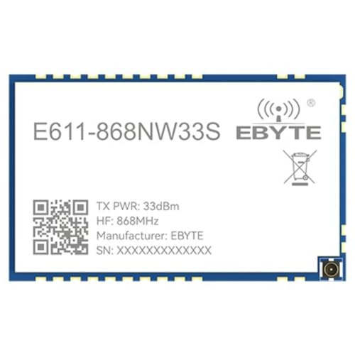 Transmisor de datos inalámbrico 868M E611-868NW33S con amplificadores PA y LNA