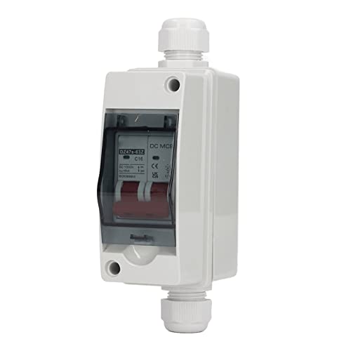 2P Water Proof Circuit Breaker with MCB Box 1000V 16A DC Disconnect Switch for Reliable Solar PV System Protection