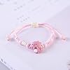 4 Pcs Cute Dinosaurs Bracelets Set Multicolor Luck String Rope Chain Cord Thread Braided Bracelet Colorful Dinosaur Beaded Bracelet Good Protection Friendship Wish Bracelet Jewelry for Women