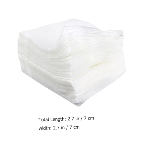 Healvian Suprimentos De Salão De Algodão De Limpeza De 500 Unidades Suprimentos Para Remoção De Maqu