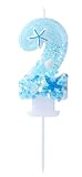 Décoration de gâteau parfaite – Mesure 4 cm de large x 7 cm de haut – Taille idéale pour les gâteaux d'anniversaire standard sans submerger votre présentation de desserts