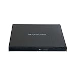 VERBATIM Graveur Blu-ray externe extrafin noir I Lecteur Blu-ray & DVD RW Port USB 3.2 Gen 1 extra-plat