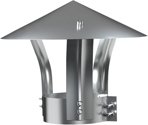 Osłona komina, nasadka kominowa ze stali nierdzewnej, 9-23 cm (19 cm (7,48 cala))(20cm(7.87in))
