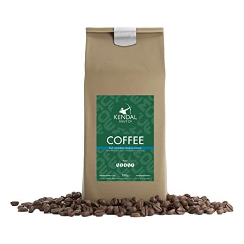 Kendal Mint Co Rich Dark Roast Colombian Coffee | 100% Recyclable (Ground 250g) Cover