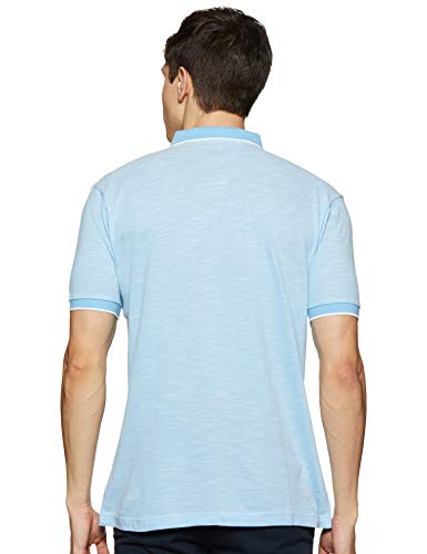 Image of Red Tape Men Powder Blue T-Shirt
