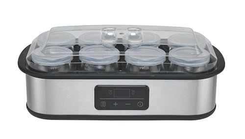 Cewajbaa Yogurt Maker with 8 Glass Jars, Yogurt Maker Machine with Adjustable Temperature & Time...