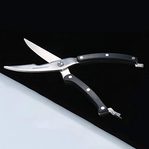 Tesoura de cozinha Extaum, tesoura de cozinha de aço inoxidável para aves para frango, pato, peixe,