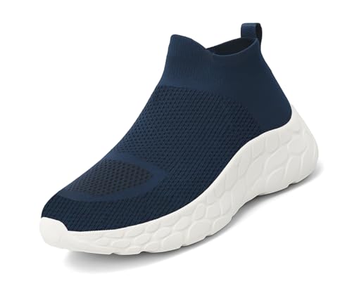 Image of Kraasa Walking Shoes for Men Height Increasing Sports Shoes Ultra Grip Soft Sole Gym Shoes Workout Lightweight Running Shoes for Men