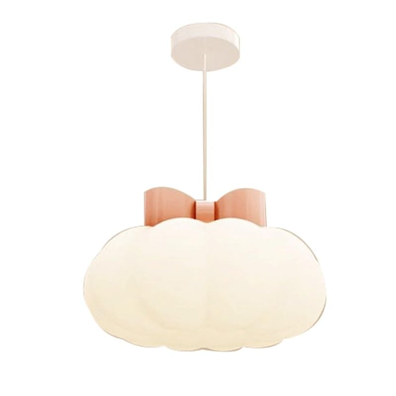 Lampe suspendue LED acrylique crème dimmable 3 couleurs pour salon