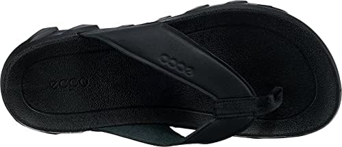 ECCO Unisex MX Flipsider Flip-Flop, Black, 9-9.5 US Men | Image 4