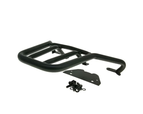 GIVI Monolock Trägersystem für Topcase - Fahrzeugspezifisch, Robustes Metall, Schwarz, Typ MM Platte, kompatibel für Piaggio Fly & Derbi Boulevard Motorroller