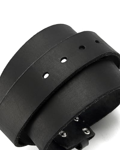 Image of CHAOREN Western Belts for Men without Buckle - Cowboy Belt 1.5 inch Full Grain Leather Belt for Jeans - One Solid Piece Leather